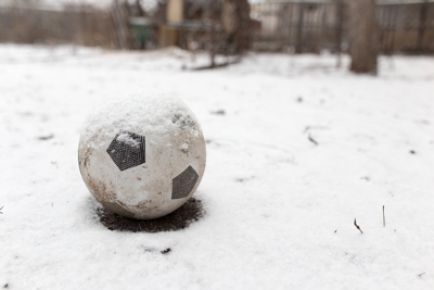 Football in the Snow Russia