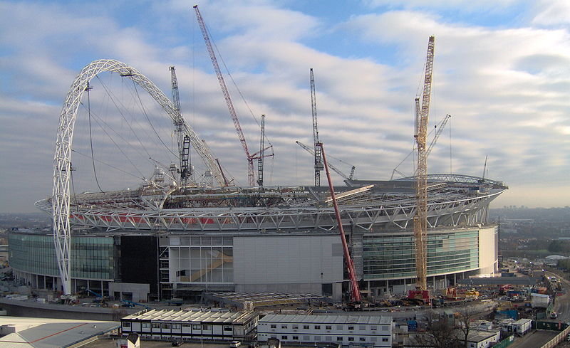 Wembley under construction