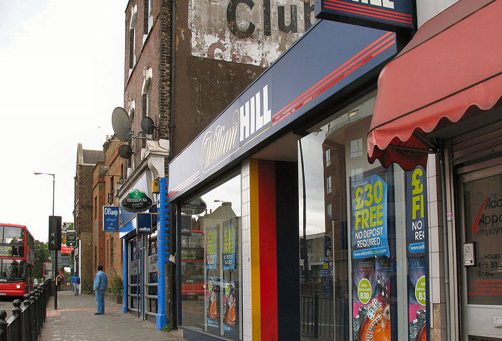 william hill betting shop on a UK high street