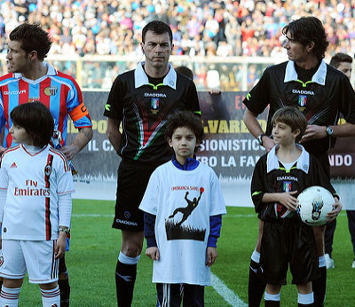 Child mascots at 2012 European Match Day Against Hunger