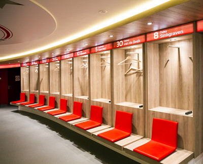 dressing room ajax