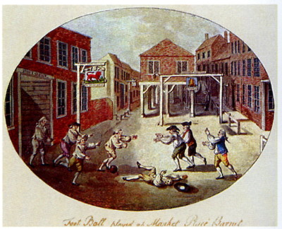 football match in 1750