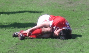 Injured Footballer