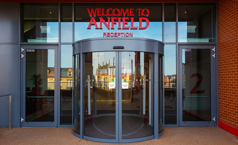 liverpool fc anfield reception