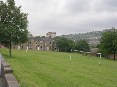 wonky football pitch