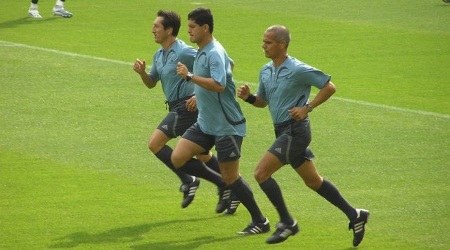 Referees Warming Up