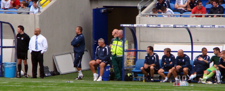Substitutes bench