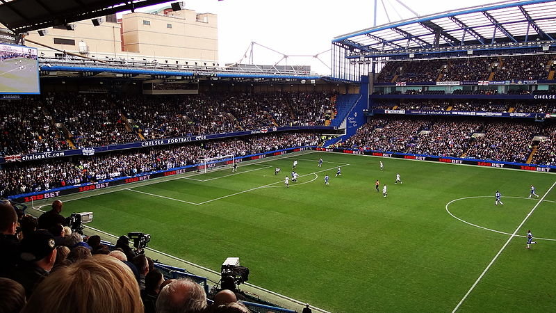 TV Cameras at a chelsea match