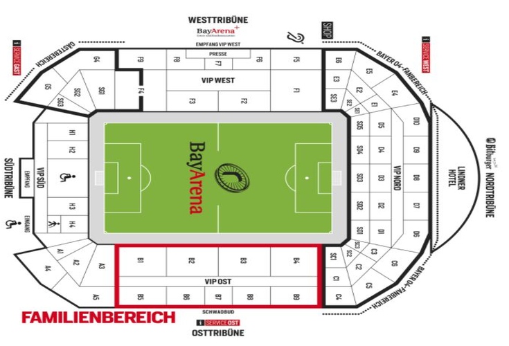 bayern leverkusen stadium tour