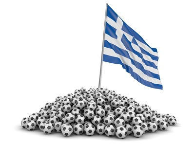 Football Greece Flag