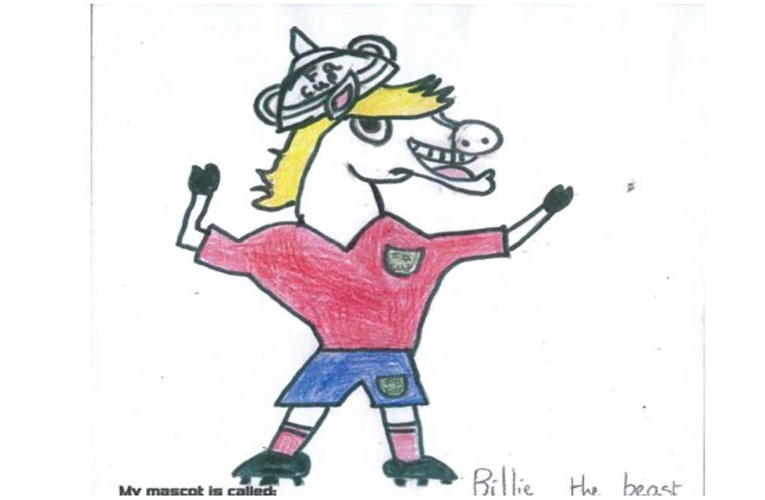 Billie the Beast Mascot