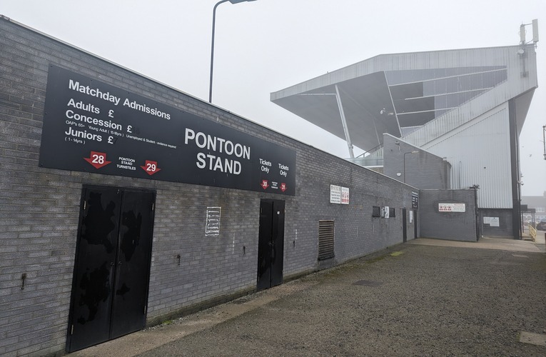 Blundell Park Pontoon Stand Entrance