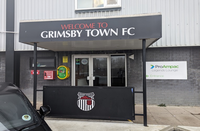 Blundell Park Stadium Main Entrance