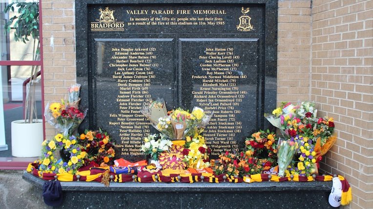 Bradford City Fire Memorial