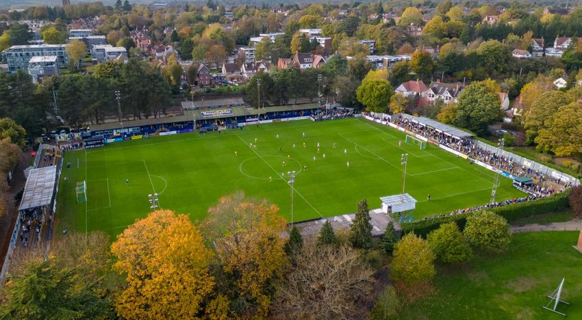Clarence Park Stadium from Above