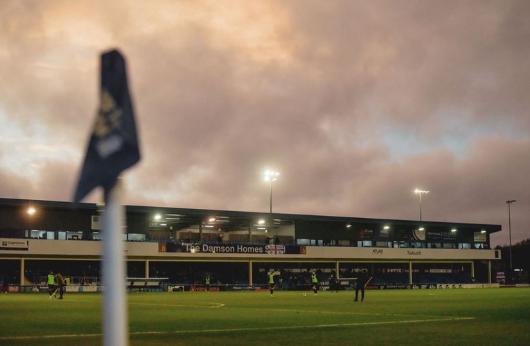 Damson Park Stadium at Night