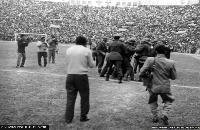 Estadio Nacional Lima Disaster Build Up