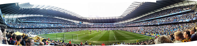 Etihad end stand view