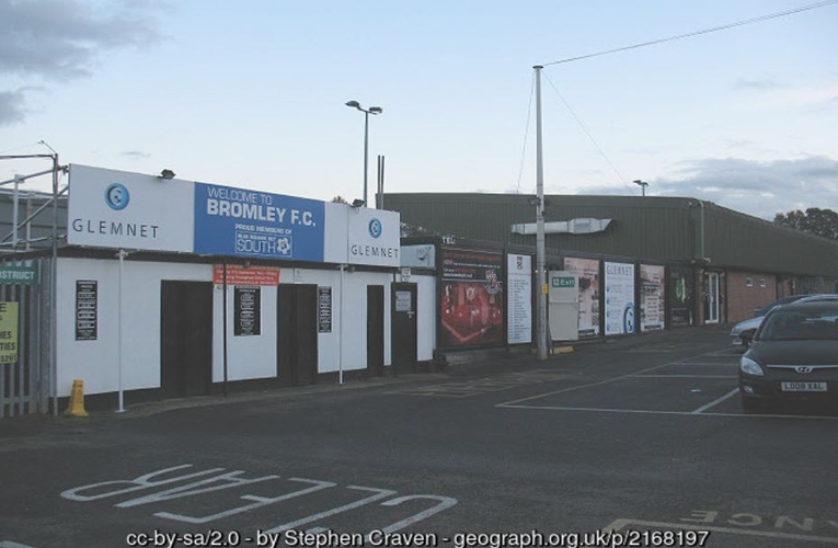 Hayes Lane Stadium Bromley from Outside