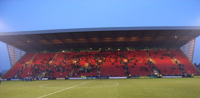 View of the stands