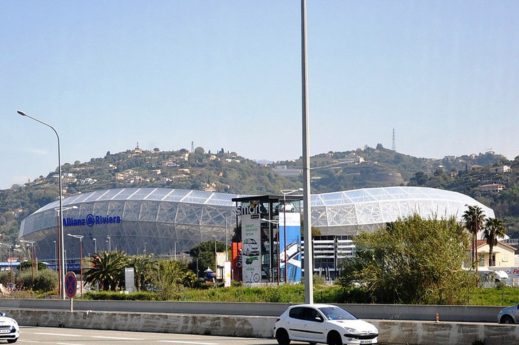 Allianz Riviera From Main Highway