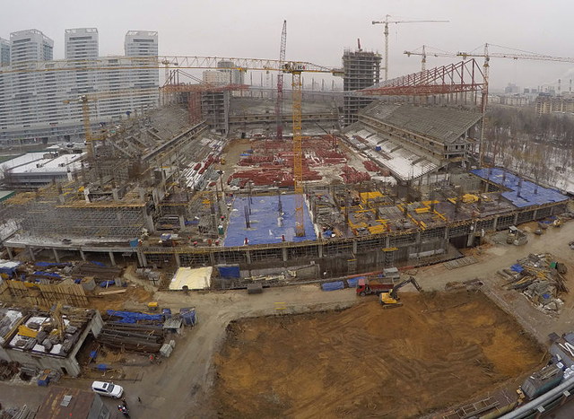 Arena CSKA Under Construction