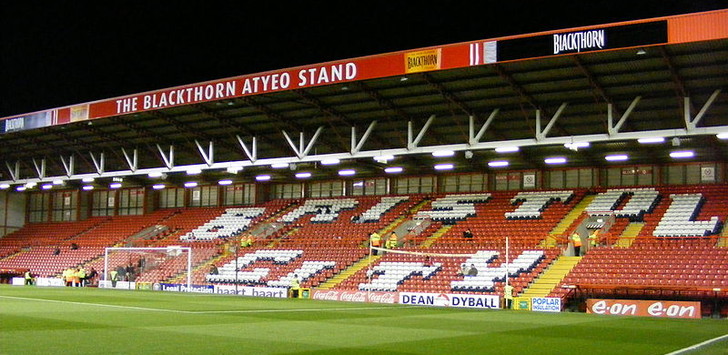 View of a stand at Aston Gate