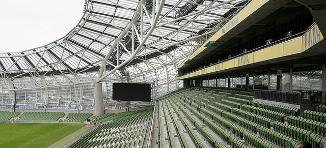 View of the stands