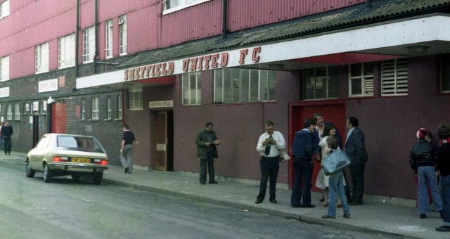 The former player's entrance 1980