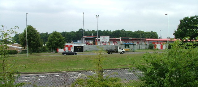 View from club's car park
