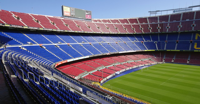 View of stadium empty