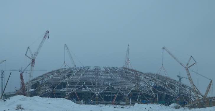 Cosmos Arena In The Snow