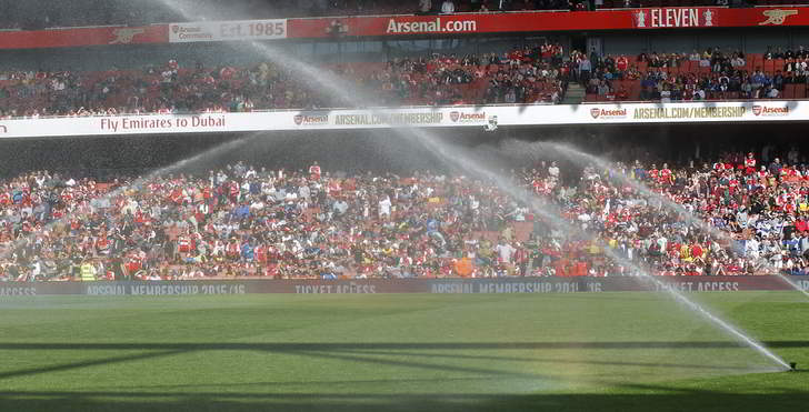 Sprinklers at Half Time