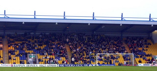 The visitor's stand at Field Mill