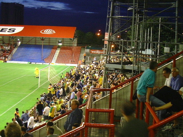 Away terrace at Griffin Park