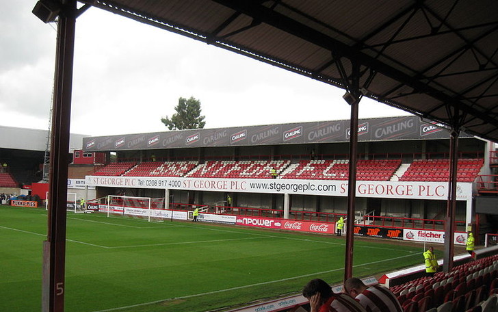 View of the stands