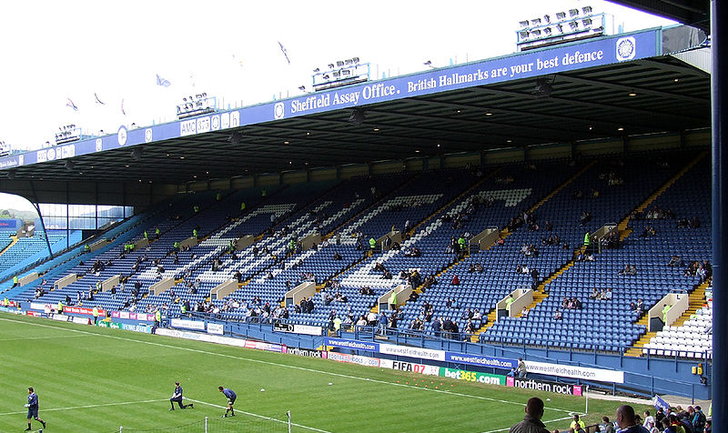 North stand at Hillsborough Stadium