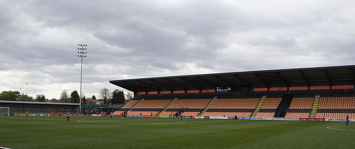 View of the stands