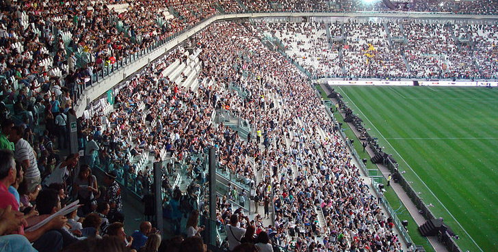 View of east stand at Juventus Stadium