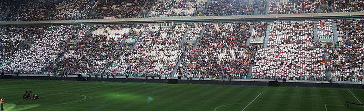 View of the stands