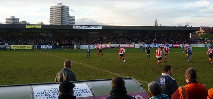 View from behind dugout