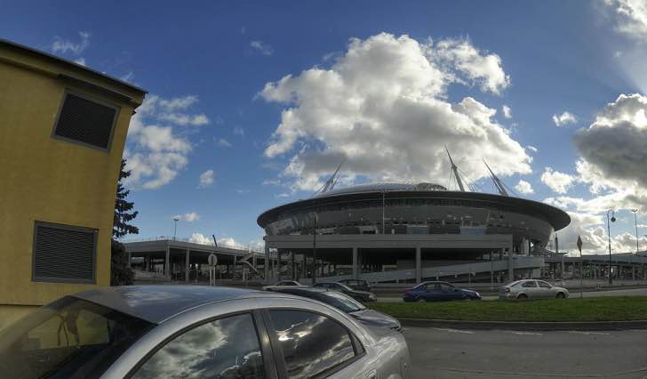 The Stadium From The Car Park