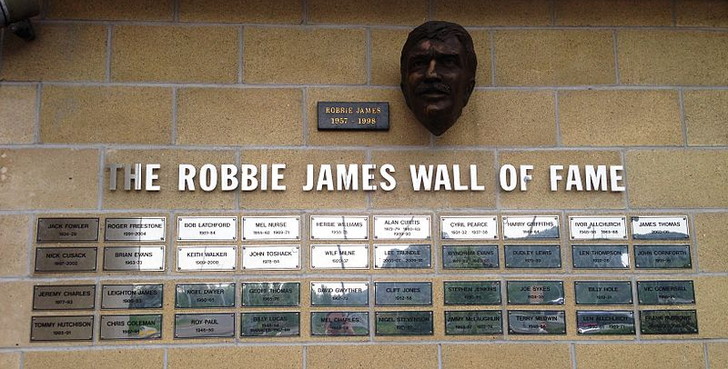 The Robbie James Wall of Fame