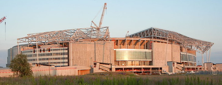 Stade des Lumières under construction