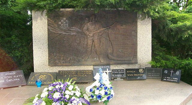 Memorial at the Masksimir stadium