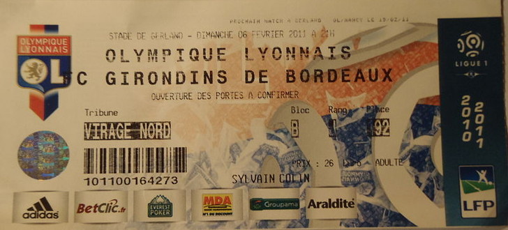 Bordeaux Ticket