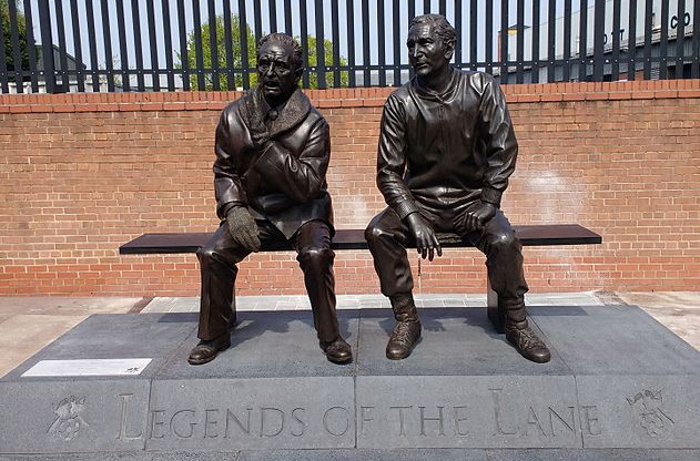 Statue of Jimmy Sirrel and Jack Wheeler