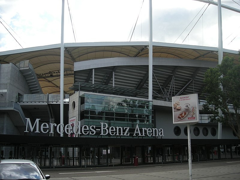 Mercedes-Benz Arena Outside