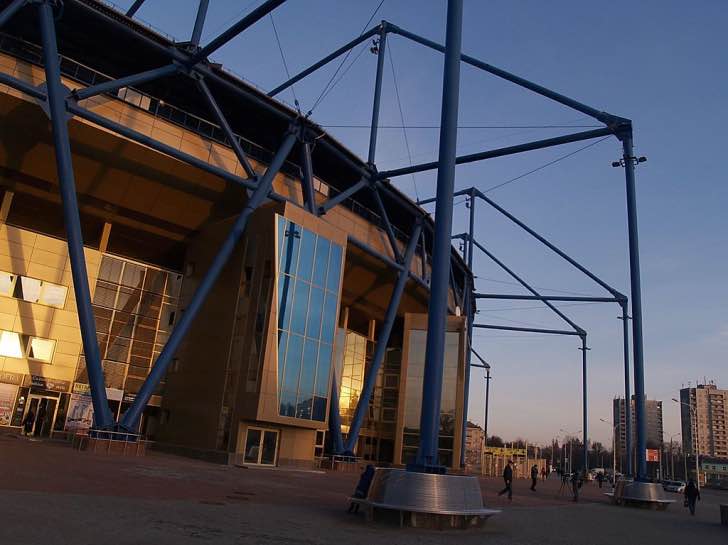 Stadium At Sunset