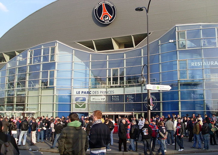 Entrance to the Parc des Princes